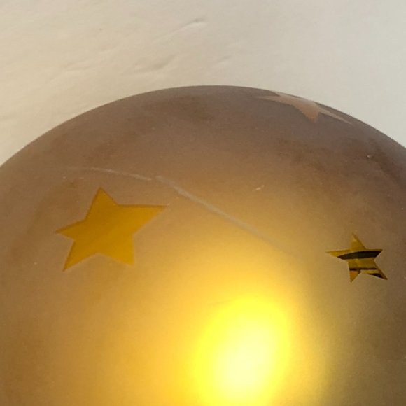 Dept 56 Moon & Ball Frosted Mercury Glass Ornament - Picture 10 of 12